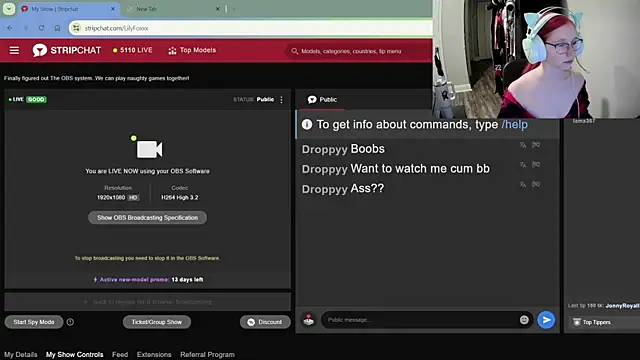 Snapshot of LilyFoxxx chatting on December 2, 2024, 5:26 am LilyFoxxx online show from December 2, 2024, 5:26 am