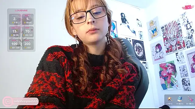 Snapshot of CelesteAyase chatting on October 22, 2025, 12:00 am CelesteAyase online show from October 22, 2025, 12:00 am