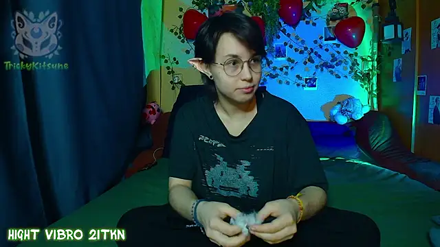 TrickyKitsune online show from March 23, 2026, 3:38 pm