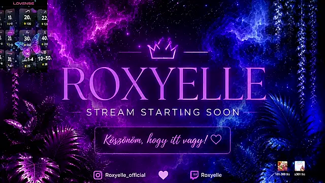 roxyyyrose online show from July 9, 2026, 9:19 pm
