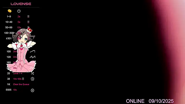 Alice-randy online show from October 9, 2025, 1:42 pm