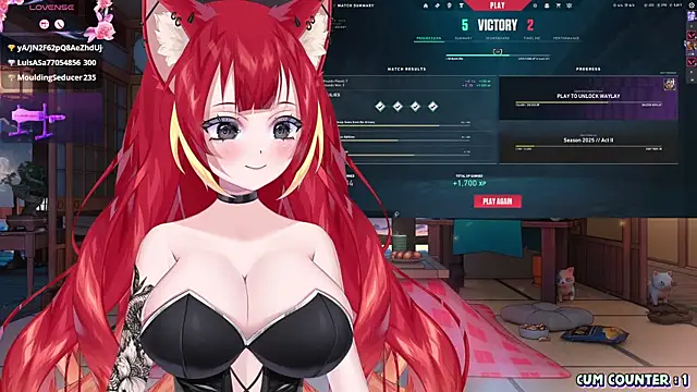 Snapshot of LewdKira_VT chatting on March 13, 2025, 11:41 am LewdKira VT online show from March 13, 2025, 11:41 am