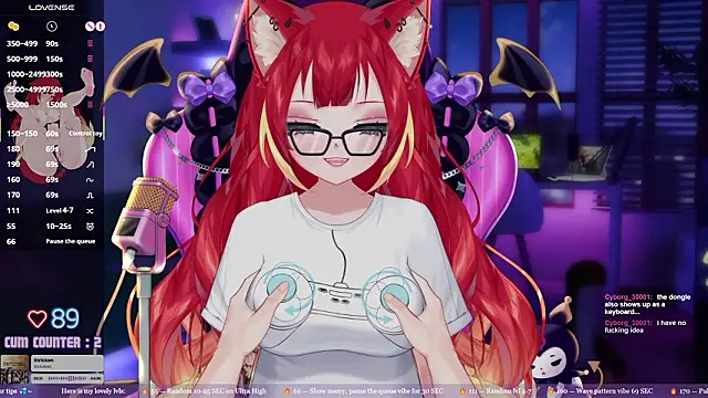 LewdKira VT online show from March 28, 2026, 6:29 pm