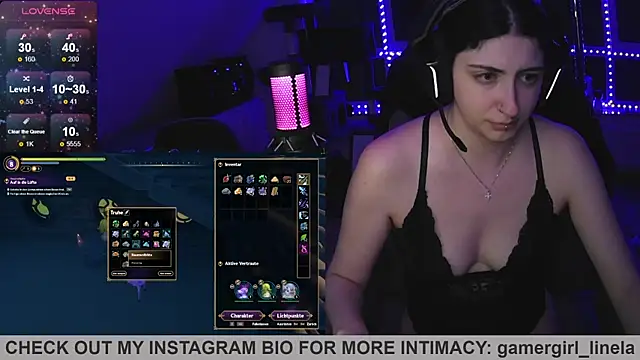 Snapshot of Gamergirl-Linela chatting on June 14, 2026, 2:24 am Gamergirl-Linela online show from June 14, 2026, 2:24 am