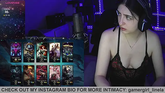 Snapshot of Gamergirl-Linela chatting on July 11, 2026, 12:57 am Gamergirl-Linela online show from July 11, 2026, 12:57 am
