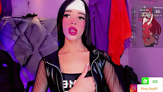 Nina Keyli online show from October 18, 2025, 7:58 pm