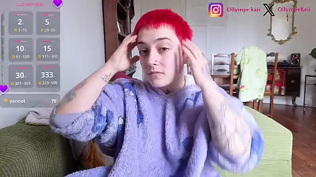 OllympeKaii online show from April 3, 2026, 12:36 pm