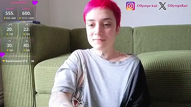 OllympeKaii online show from June 3, 2026, 5:29 pm
