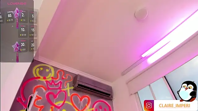 Snapshot of CLAIRE_EMPIRE chatting on November 7, 2025, 10:21 pm CLAIRE EMPIRE online show from November 7, 2025, 10:21 pm