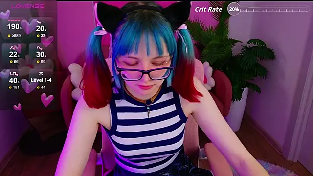 CoralineYoung online show from October 18, 2025, 5:10 am