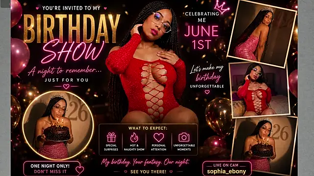 Sophia Ebony online show from May 30, 2026, 12:13 pm