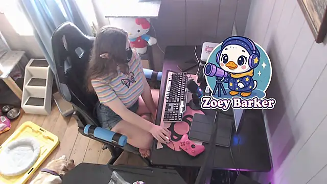 ZoeyBarker2007 online show from September 19, 2025, 6:37 am