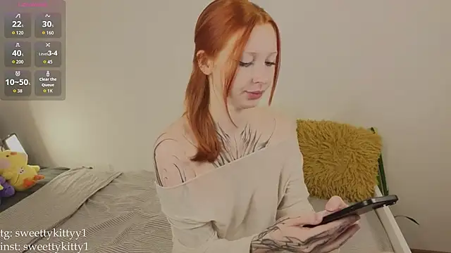 sweettykitty online show from July 25, 2026, 11:41 am