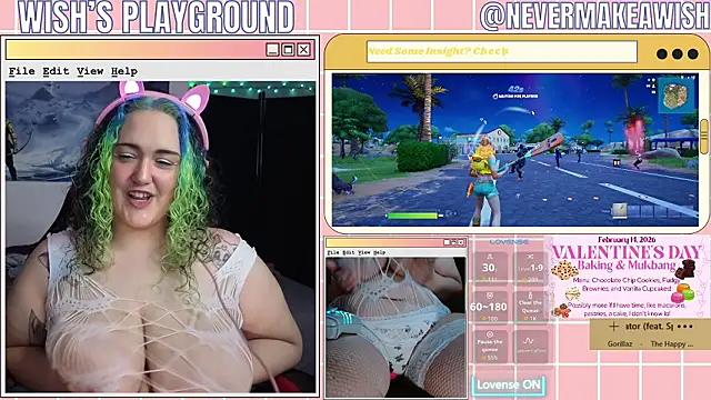 Snapshot of nevermakeawish chatting on February 3, 2026, 3:50 pm nevermakeawish online show from February 3, 2026, 3:50 pm