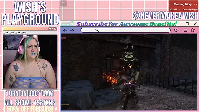 Snapshot of nevermakeawish chatting on February 28, 2026, 5:08 am nevermakeawish online show from February 28, 2026, 5:08 am