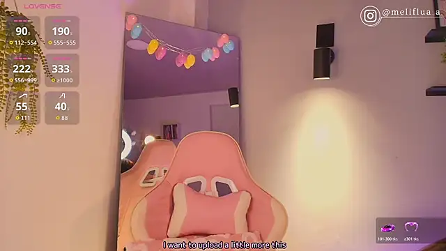 Melifluaa online show from April 1, 2026, 5:43 pm