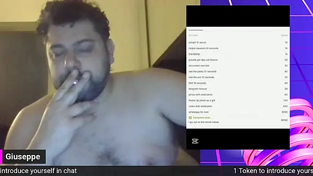 giuseppelovisi85 online show from October 25, 2025, 6:32 am