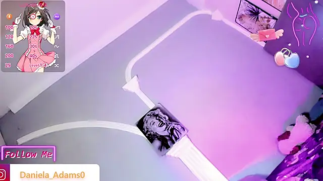 Daniela-AdamsXx online show from October 22, 2025, 9:03 pm