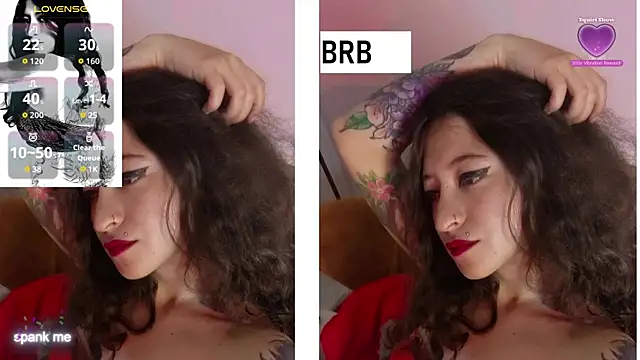 Roshhell1 online show from October 26, 2025, 9:37 am