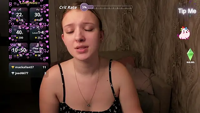 MilinaMorris online show from June 7, 2026, 2:43 pm