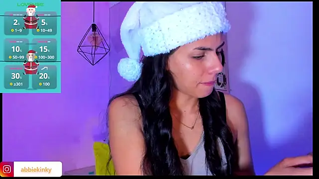 Snapshot of Abbiekinky chatting on December 1, 2025, 6:02 pm Abbiekinky online show from December 1, 2025, 6:02 pm