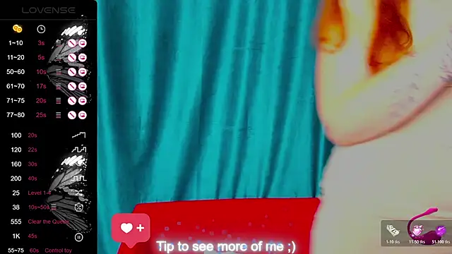 LillyLover  online show from October 29, 2025, 12:57 am