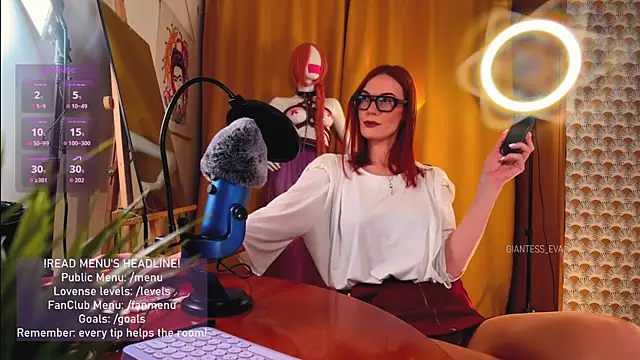Giantess Eva online show from June 22, 2026, 10:18 pm