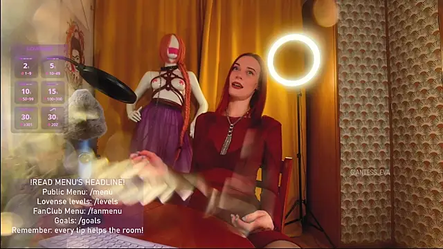Giantess Eva online show from July 30, 2026, 8:08 pm