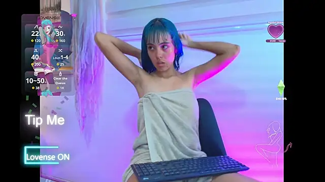 Snapshot of ElektraBlue chatting on November 6, 2025, 8:21 pm ElektraBlue online show from November 6, 2025, 8:21 pm