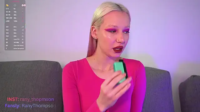 RanyThomson online show from May 25, 2026, 8:31 am