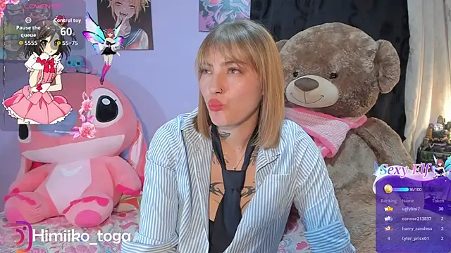 Himiiko toga online show from April 21, 2026, 1:42 am