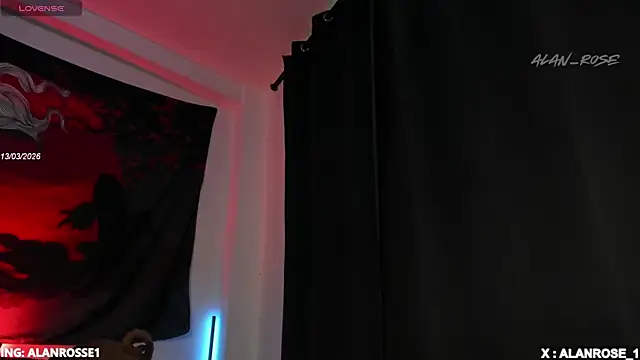 AlanRose01 online show from April 13, 2026, 10:54 am