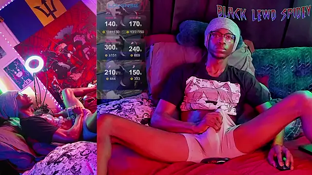 BlackLewdSpidey online show from February 2, 2025, 5:26 pm