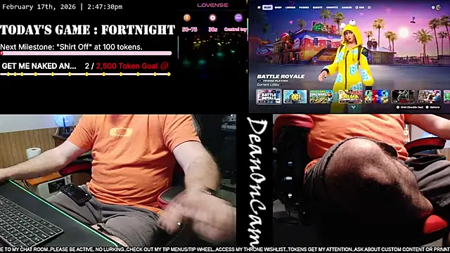 DeanonCam online show from February 17, 2026, 8:48 pm