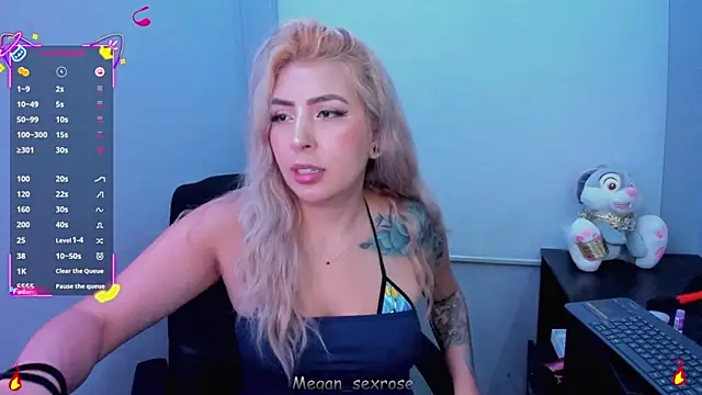 Megan sexrosse online show from March 24, 2026, 2:49 am