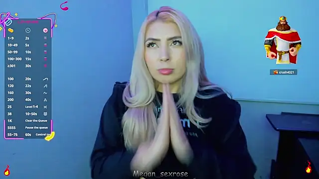 Megan sexrosse online show from March 27, 2026, 4:51 am