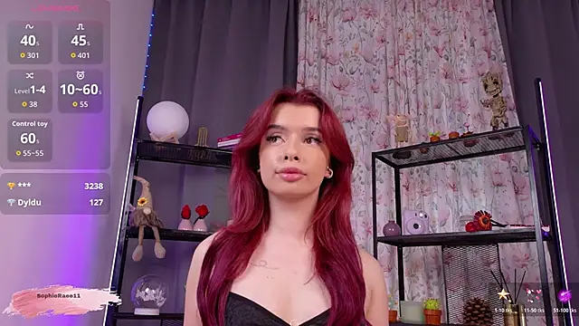 Sophie Rae online show from May 11, 2026, 2:45 pm