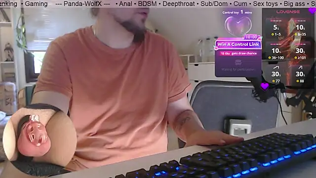 Panda-WolfX online show from July 7, 2026, 4:33 pm