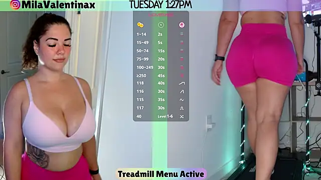 Snapshot of MilaValentina chatting on September 23, 2025, 5:27 pm MilaValentina online show from September 23, 2025, 5:27 pm