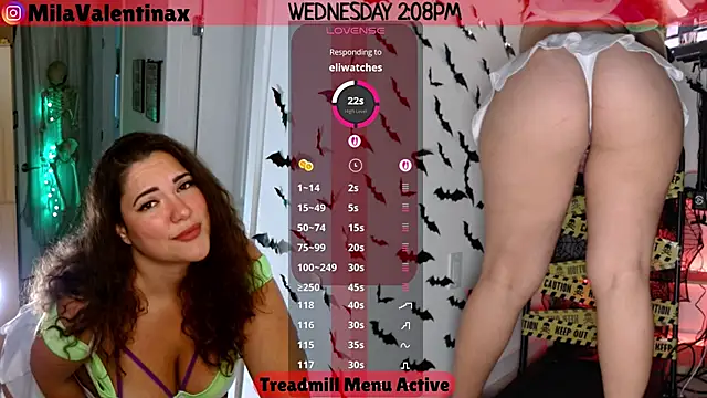 Snapshot of MilaValentina chatting on October 29, 2025, 6:09 pm MilaValentina online show from October 29, 2025, 6:09 pm