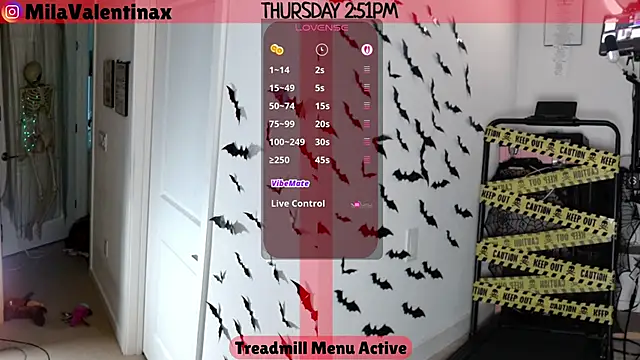 Snapshot of MilaValentina chatting on October 30, 2025, 6:52 pm MilaValentina online show from October 30, 2025, 6:52 pm