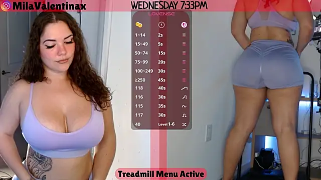 Snapshot of MilaValentina chatting on November 6, 2025, 12:33 am MilaValentina online show from November 6, 2025, 12:33 am