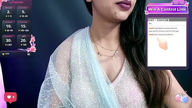 Snapshot of DesiZoya chatting on January 6, 2026, 1:53 am DesiZoya online show from January 6, 2026, 1:53 am