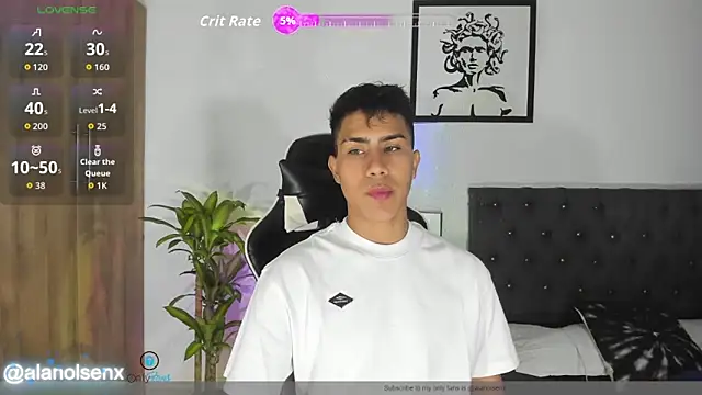 AlanNaughty online show from November 12, 2025, 2:56 am