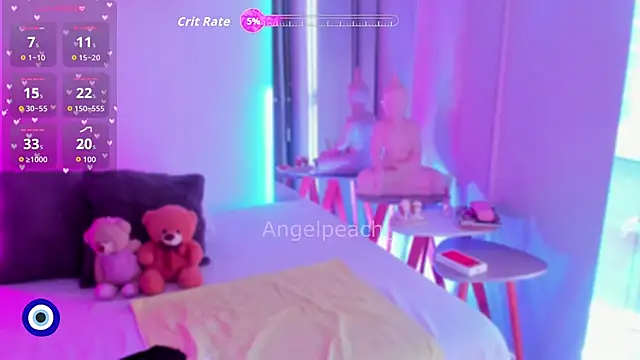 Angel Peach online show from March 2, 2026, 1:07 pm