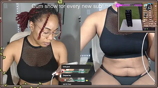 Snapshot of Cheybaaee chatting on January 29, 2025, 2:40 am Cheybaaee online show from January 29, 2025, 2:40 am