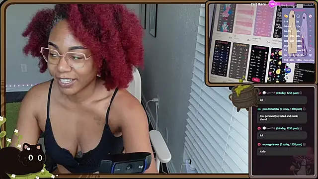 Snapshot of Cheybaaee chatting on November 9, 2025, 6:17 pm Cheybaaee online show from November 9, 2025, 6:17 pm