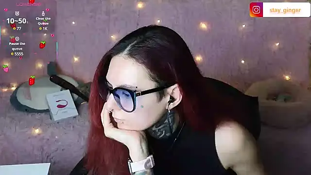 Snapshot of Ginger_Stay chatting on February 22, 2025, 12:29 pm Ginger Stay online show from February 22, 2025, 12:29 pm