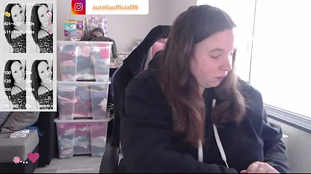 AureliaWinter online show from February 20, 2026, 9:21 am