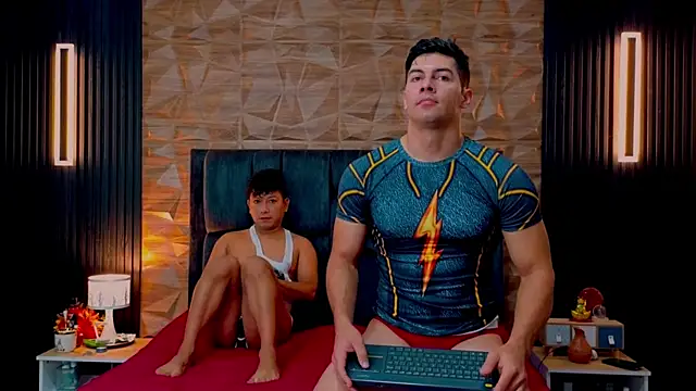 Snapshot of FelipeAndMarcello3 chatting on October 20, 2025, 2:06 pm FelipeAndMarcello3 online show from October 20, 2025, 2:06 pm